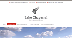Desktop Screenshot of lake-chaparral.com