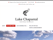 Tablet Screenshot of lake-chaparral.com